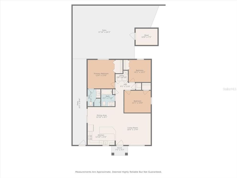 Active With Contract: $474,000 (3 beds, 2 baths, 1200 Square Feet)