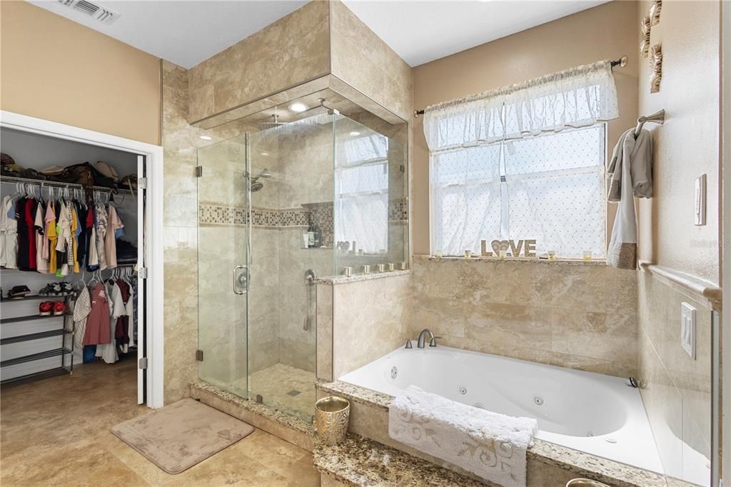 master bath separate shower