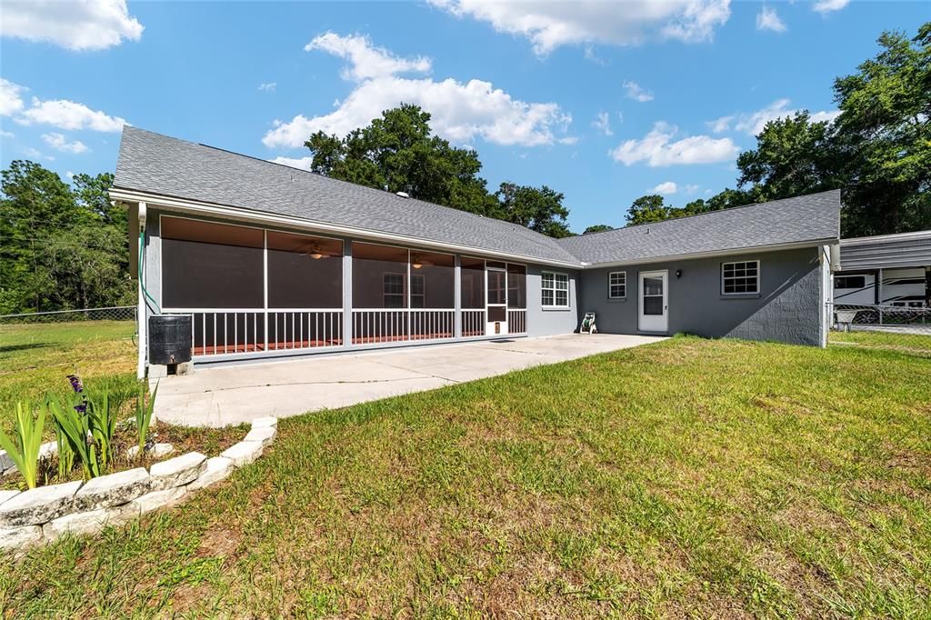 Single Car garage with half bath, man door to back yard and door to two car garage