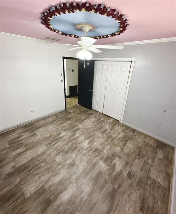 Bedroom 2 with ceiling fan