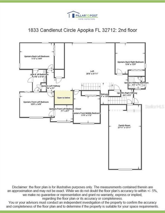 Floor Plan Second Floor