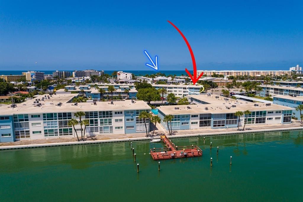 Unit is close to the pier & beach on the Gulf of Mexico.