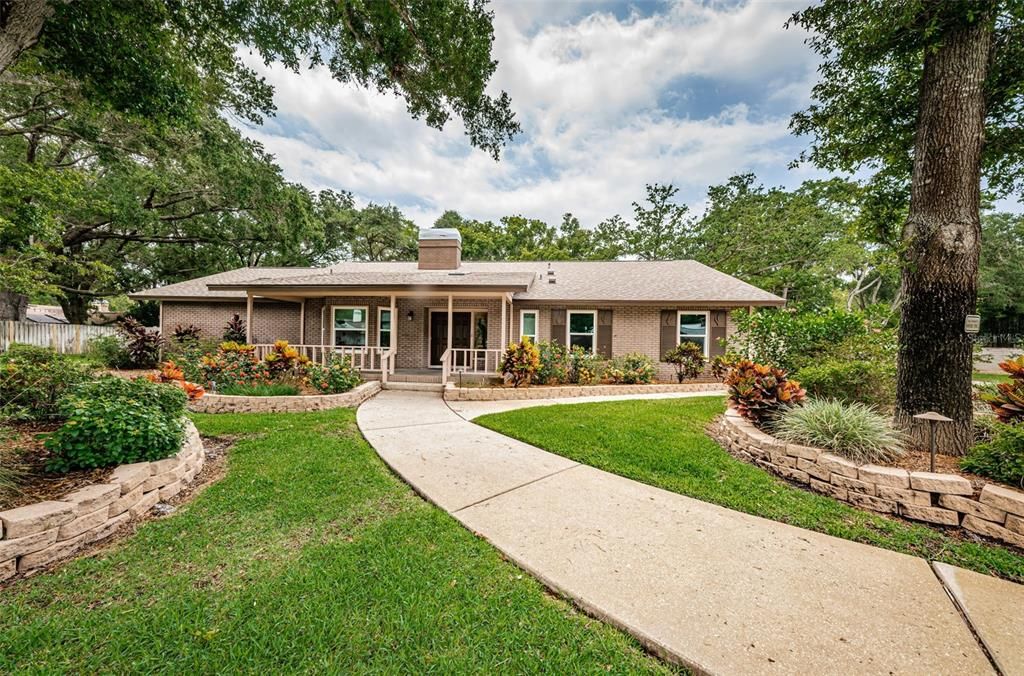 End of the cul-de-sac on a 3/4 acre lot.  New roof, impact windows & doors, newer A/C, water heater & softener