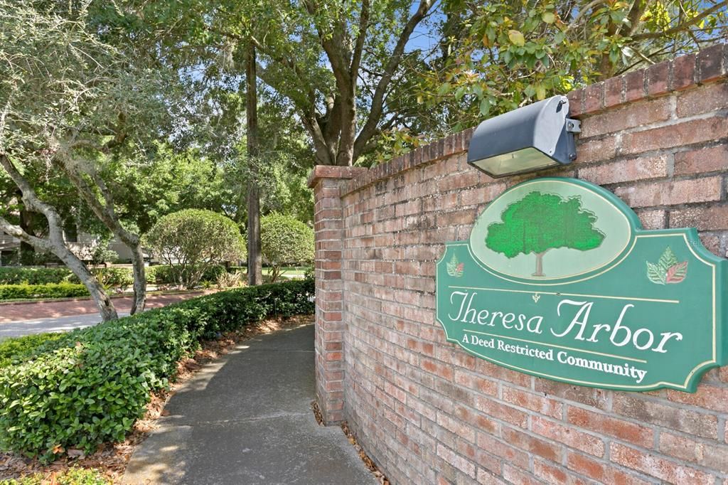 Theresa Arbor Entrance