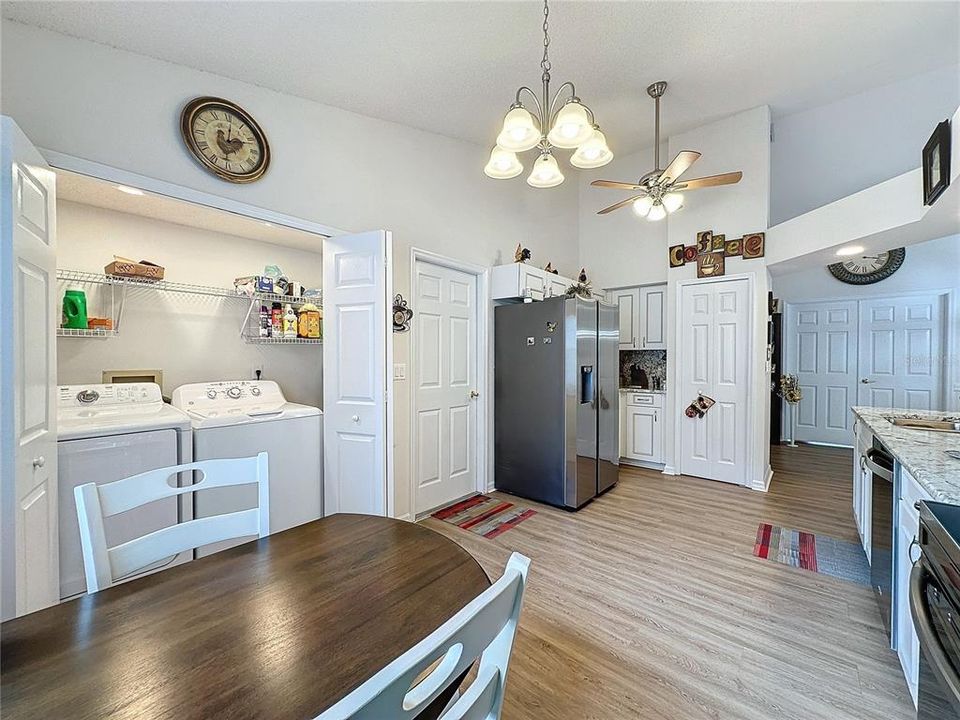Laundry room in Kitchen closet