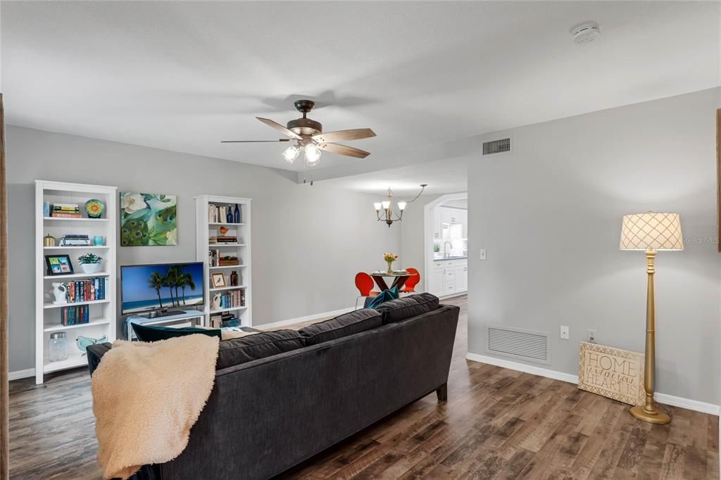 View of Living Room from Foyer