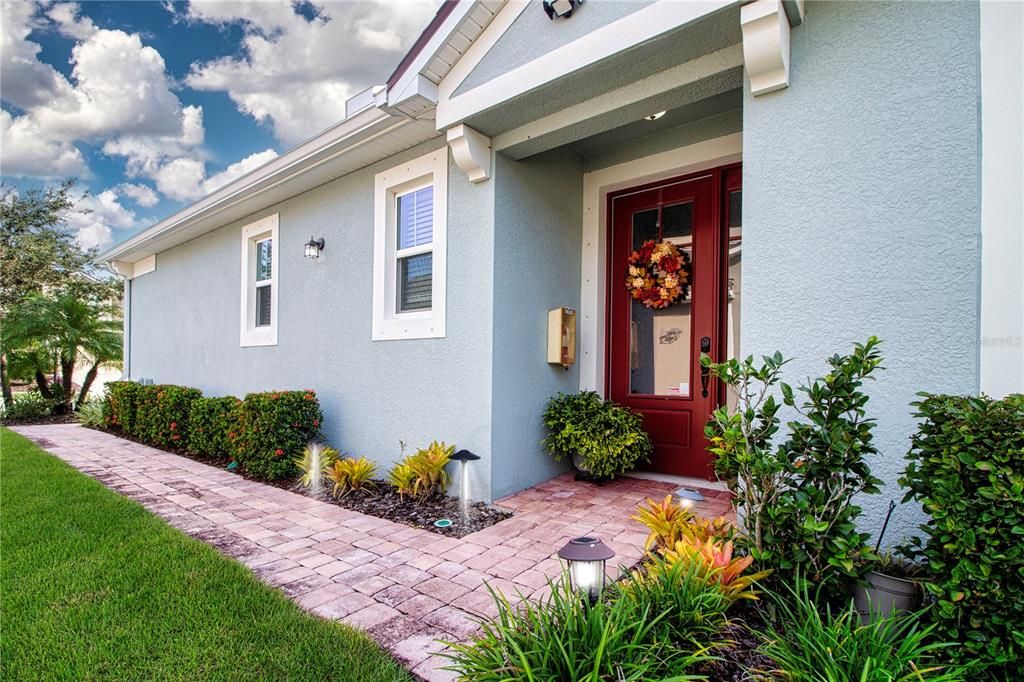 Welcome Home! 11728 Meadowgate PL, Bradenton, FL 34211 Private, side entryway leading you home.