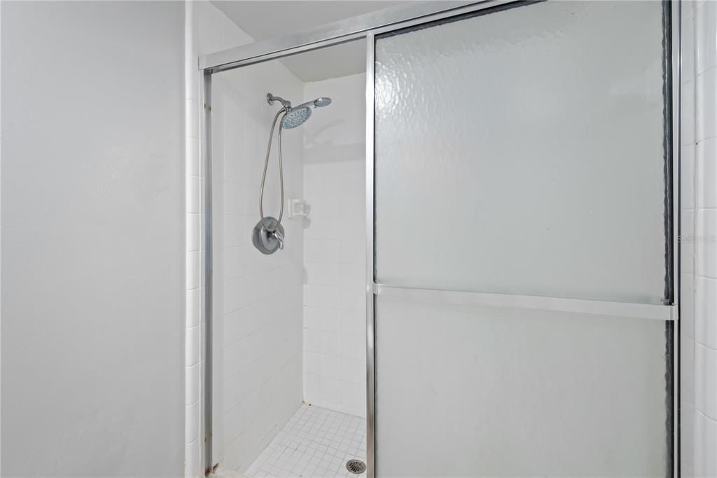 Shower in primary suite