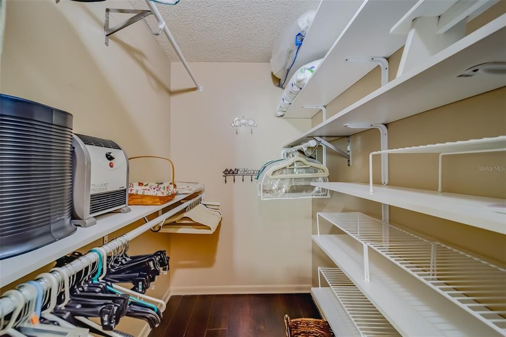 Main Bedroom Walk in Closet