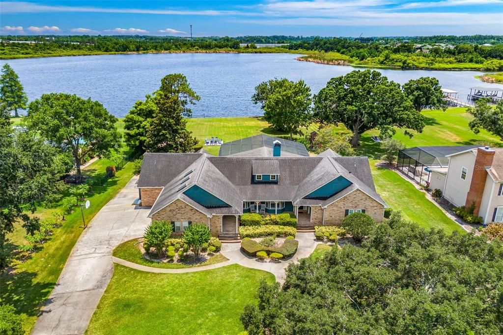 Welcome to your beautiful lakefront estate!