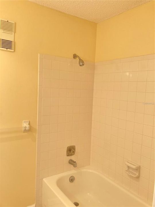 Hall bath with tub/shower