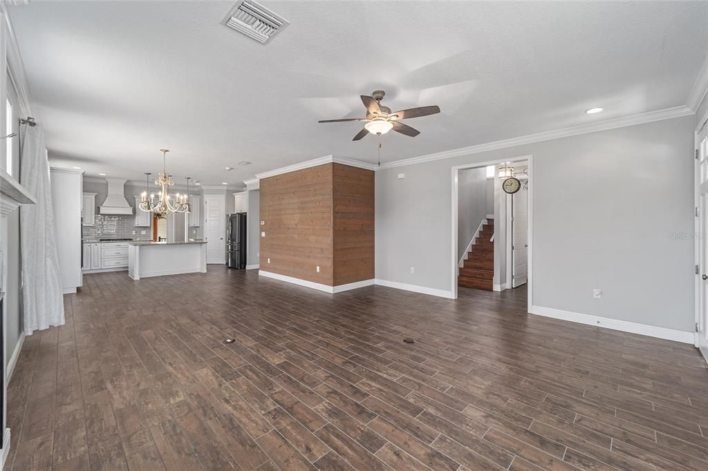 Living Room with Gas Fireplace