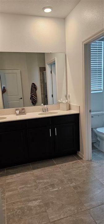 Dual Sink Vanity - Master Bathroom