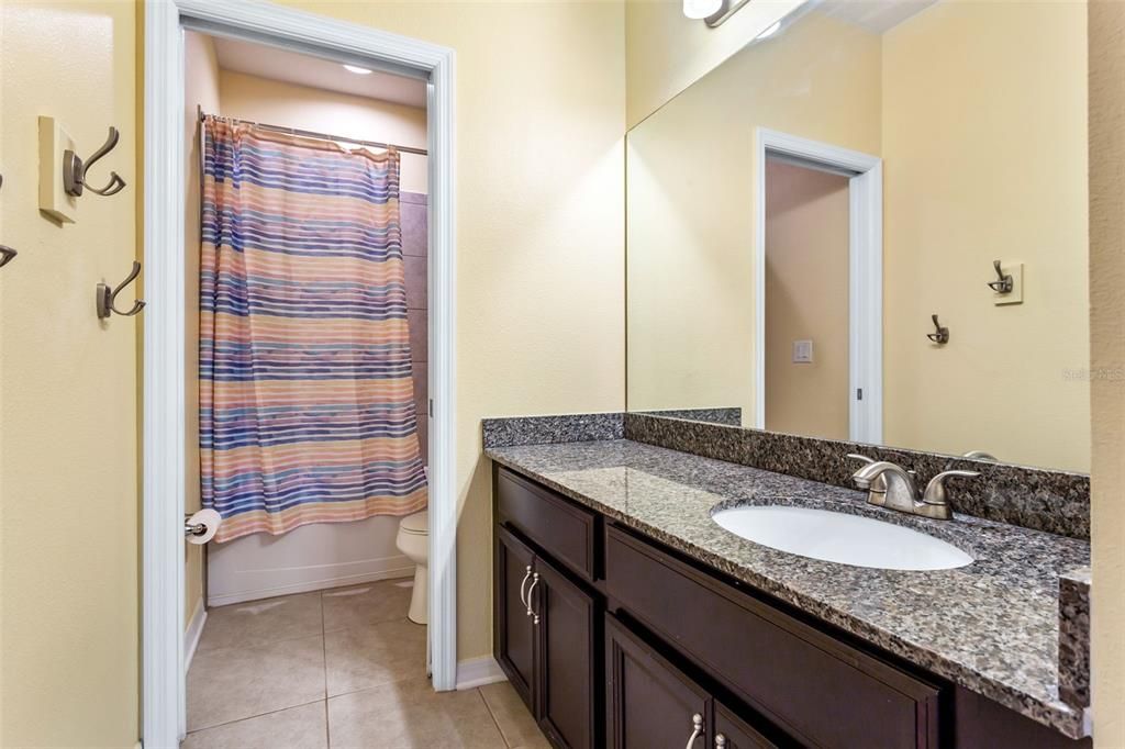 Bathroom 2 has tub/shower combo & is accessible to bedrooms 2,3,4.