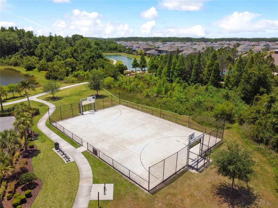Basketball next to 2nd pool and within walking distance from home