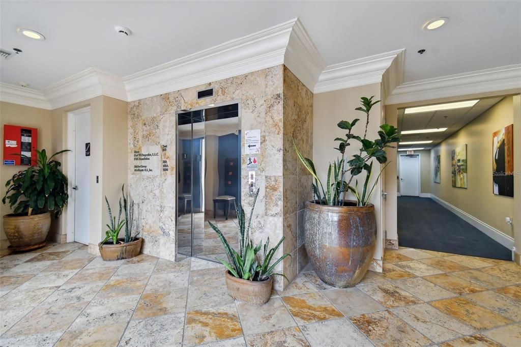 Elegant Custom Marble Lobby