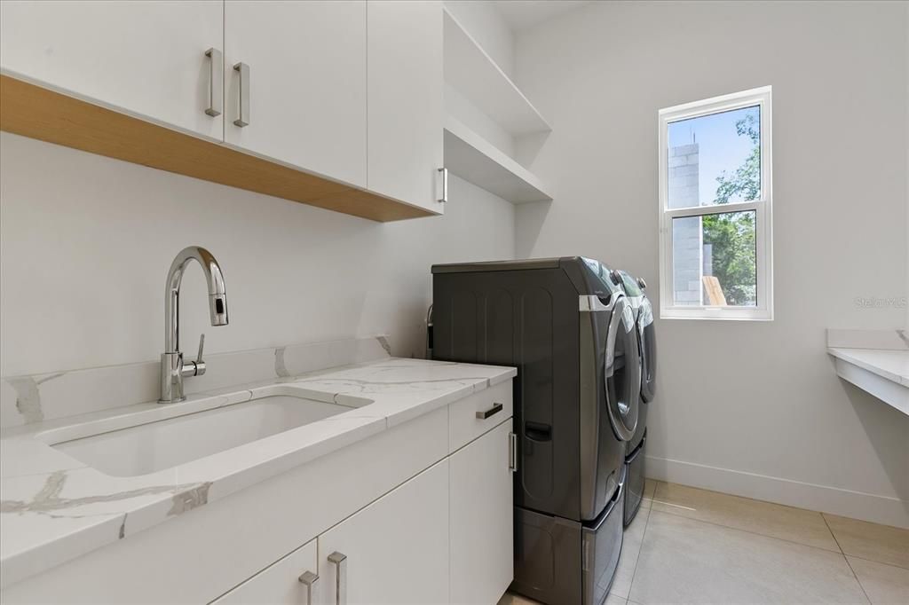 Two Laundry Rooms in Home