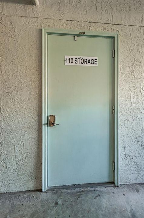 .. Garage Storage Room #110