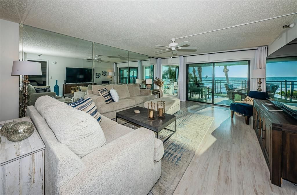 .. Both Living Room & Master Bedroom Suite are fronted by a 27 Foot Direct Gulf Front Balcony.