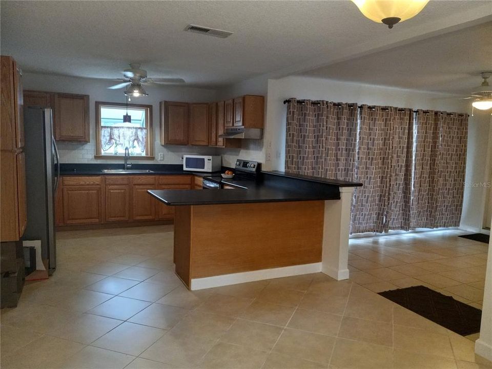 Laundry room off kitchen