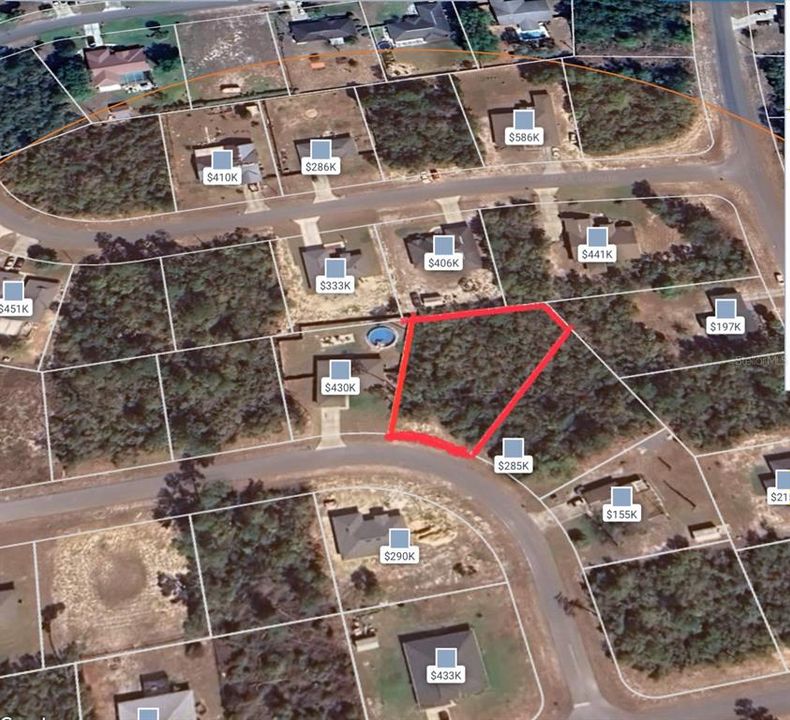 Recently Sold: $52,000 (0.40 acres)