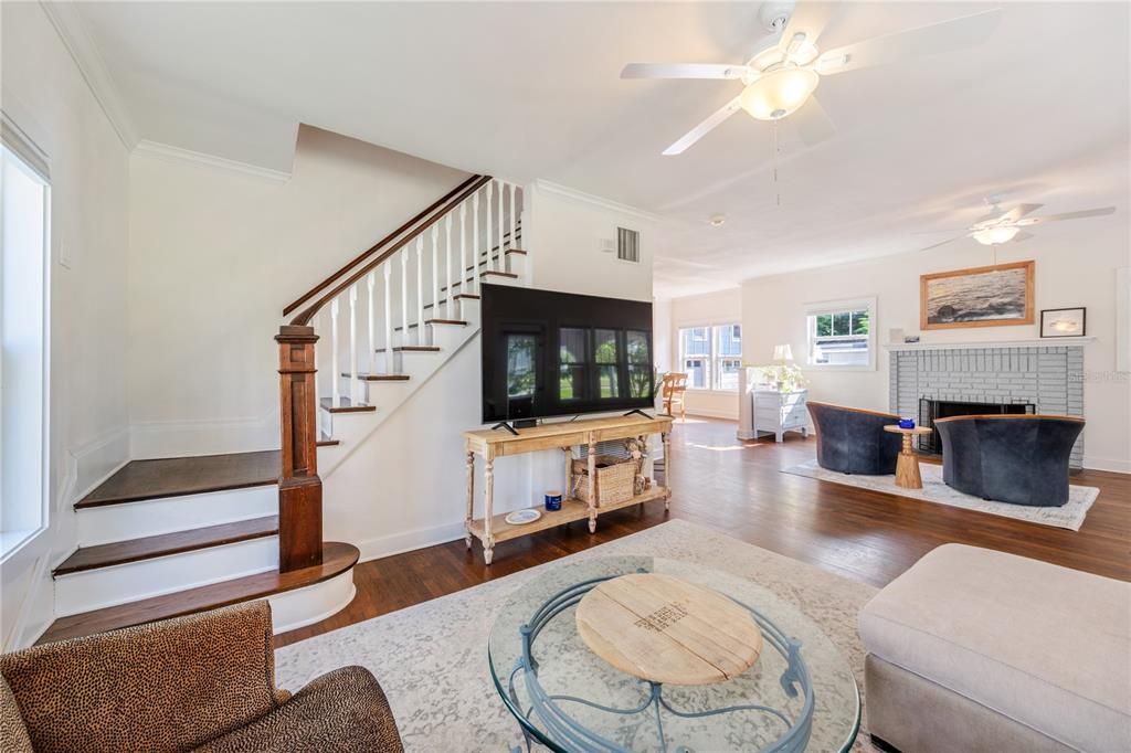 Beautiful Stairway leading to 2nd Story of Main House