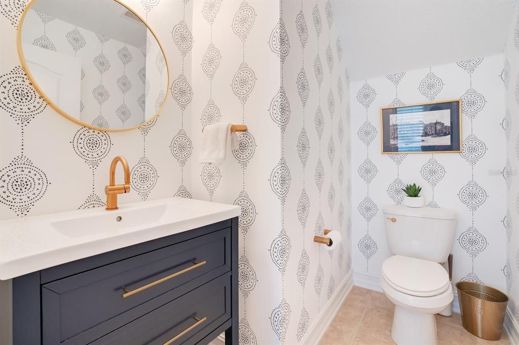 Newly remodeled powder bath