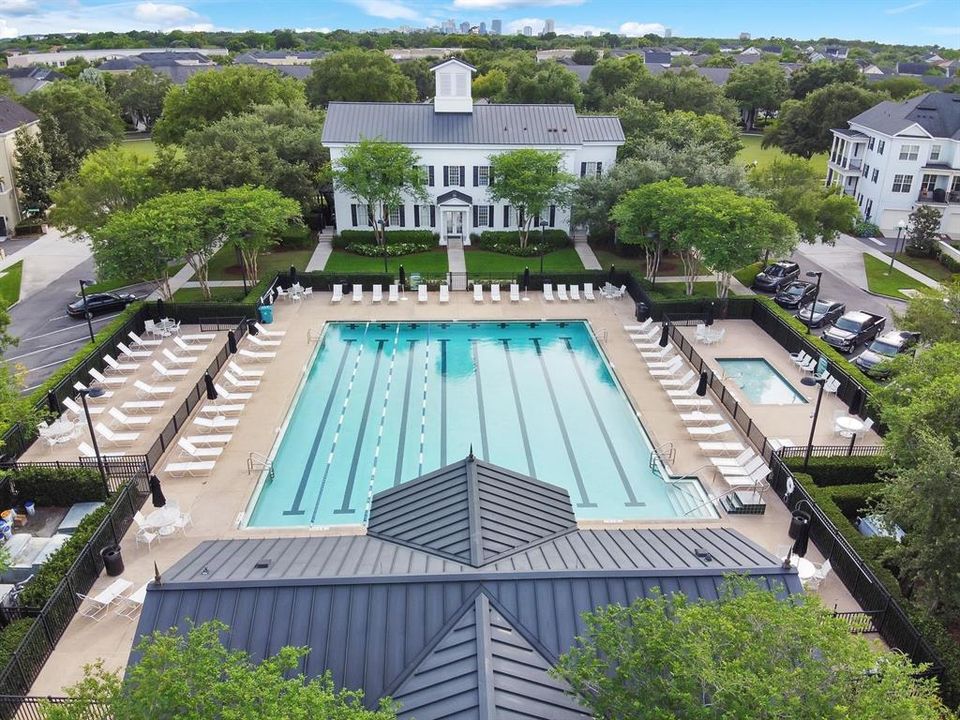 Meeting Place Pool with swim lanes