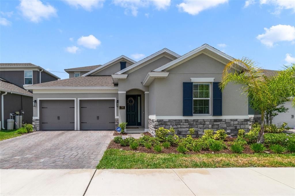 Just outside the hustle and bustle of Orlando you will find the sought after Debary community of Rivinging and this **NEW/BUILT 2023** home delivering 4-bedrooms, 3-full and 1-half baths, a second floor BONUS SPACE and a must see SCREENED LANAI!