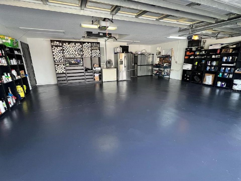 2332 Dekan 3 Car Garage with highly durable enamel stained floor