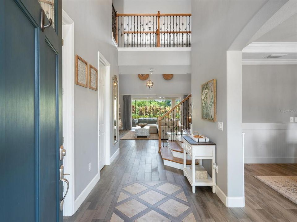Enter into the large foyer of this sought-after Hemingway III floorplan.