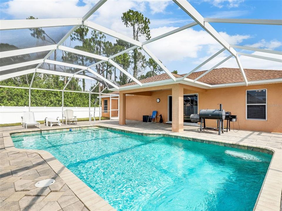 Pool with Covered Patio