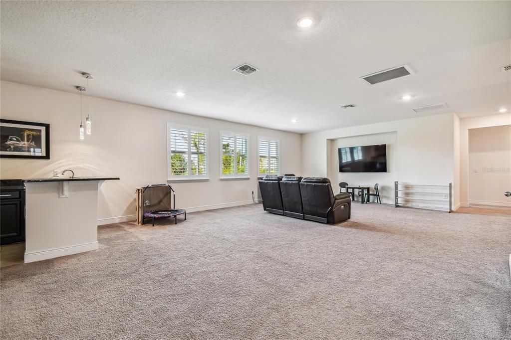 Upstairs Entertainment Room