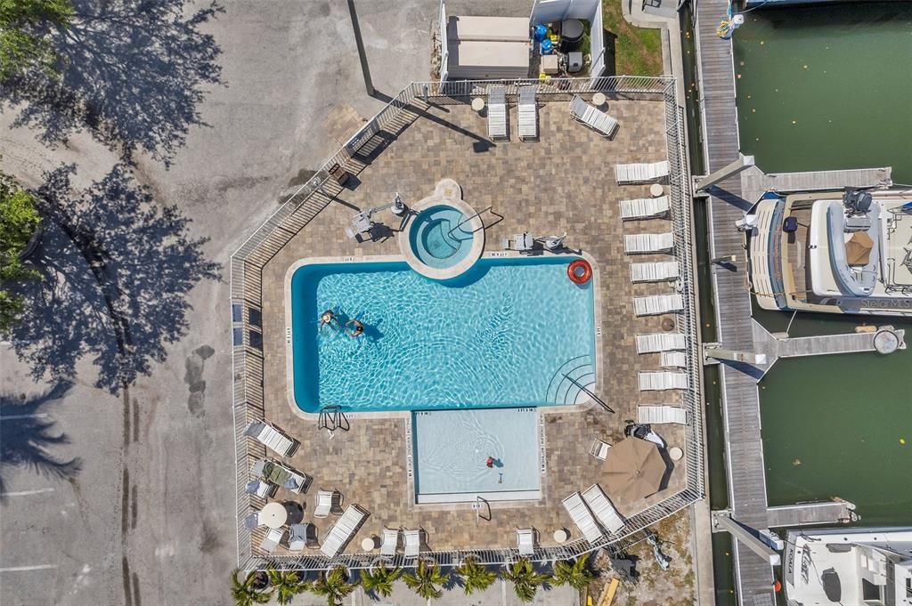 Resort's private pool!