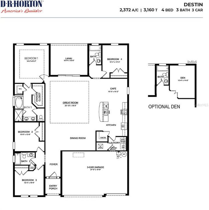 For Sale: $456,200 (4 beds, 3 baths, 2372 Square Feet)