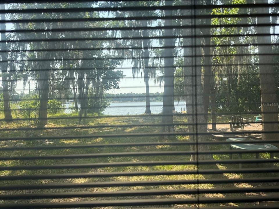 View of the lake from the main house