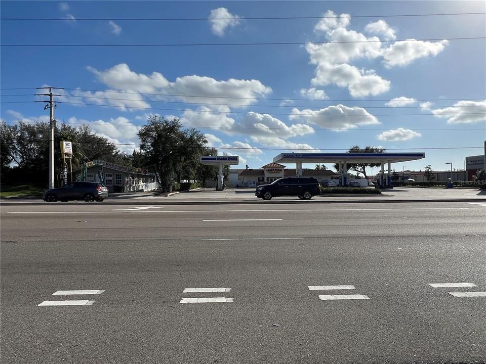 Marathon Gas Station across the Street