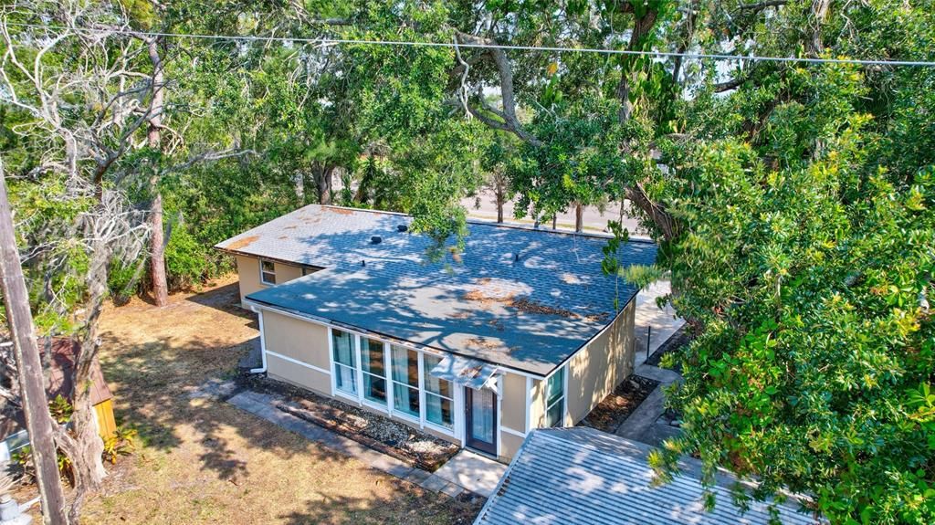 Aerial Rear of Property