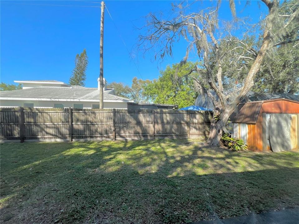 Backyard and Storage Sheds