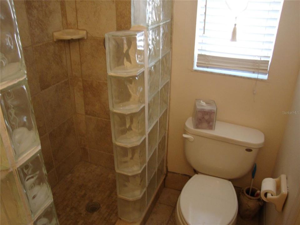 Ensuite bathroom - walk in shower + jacuzzi tub