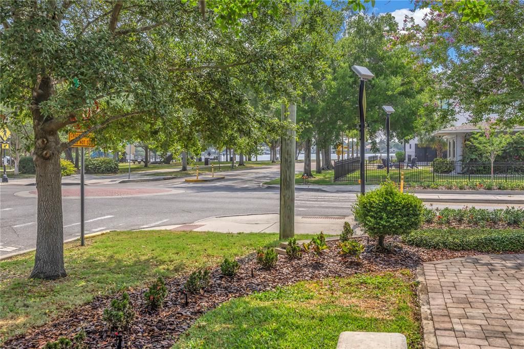 Across the street is Coffee Pot Park & Playground, and Coffee Pot Bayou