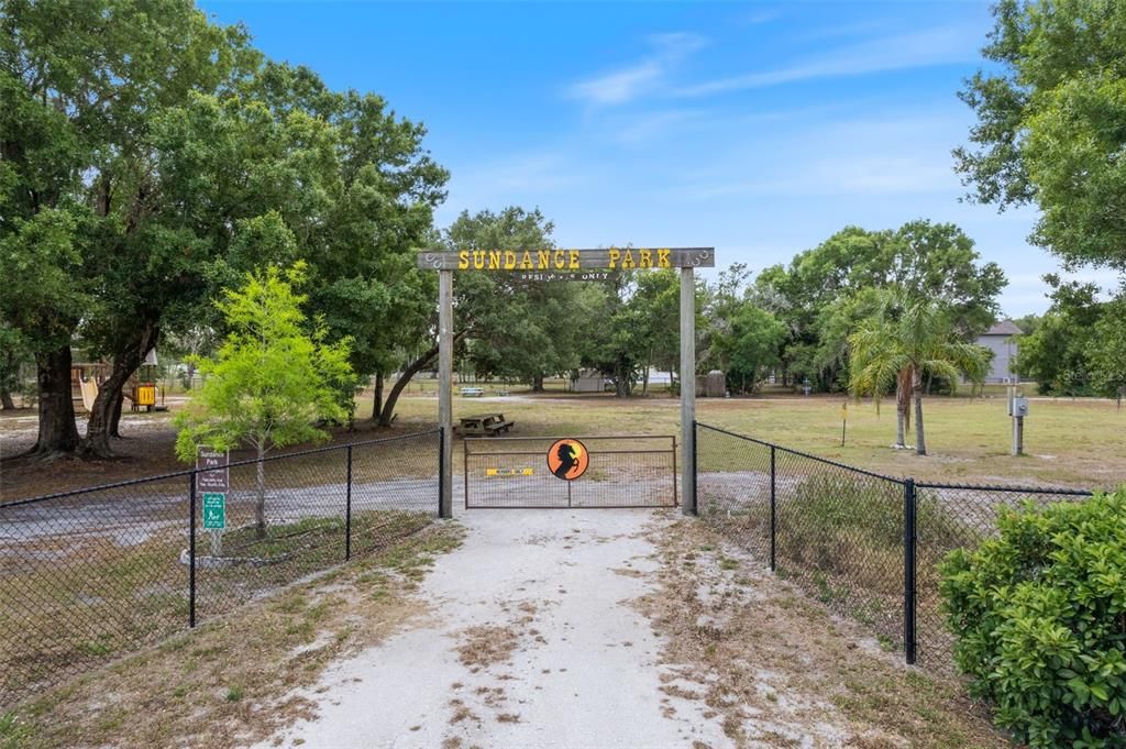 Sundance Park,  stables & riding trails