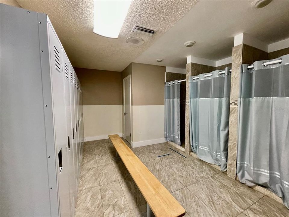 Women's locker room