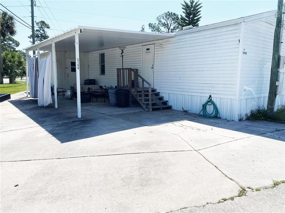 Carport & Driveway