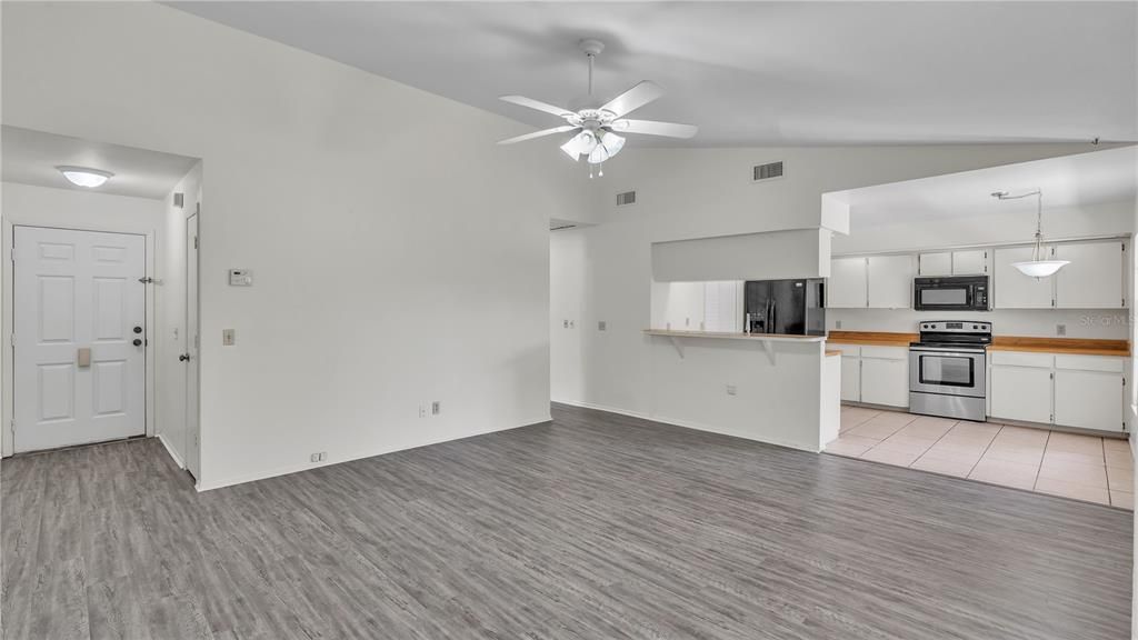 Family Room Open to Kitchen