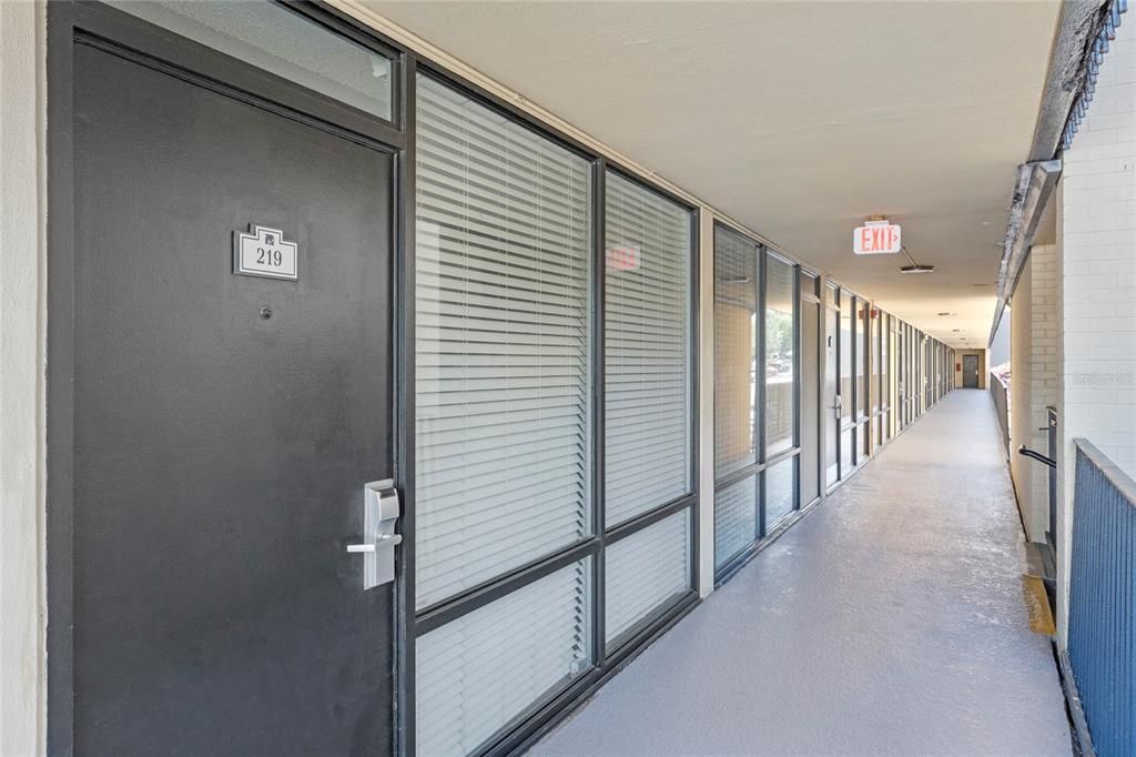 Front door breezeway.