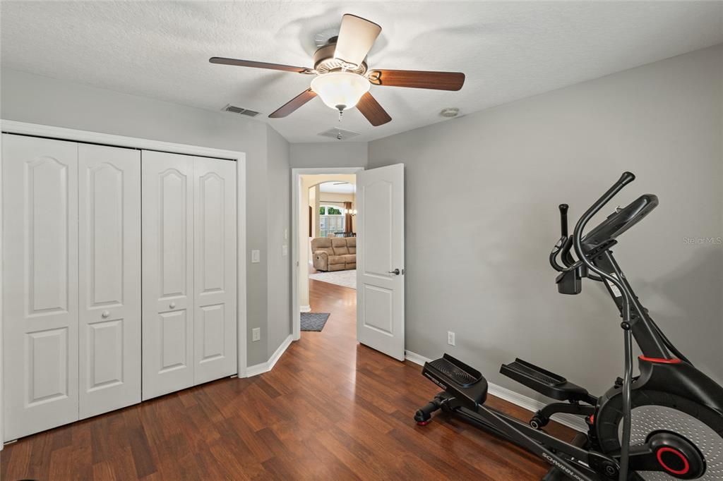 Bedroom 3 features a HUGE walk in closet