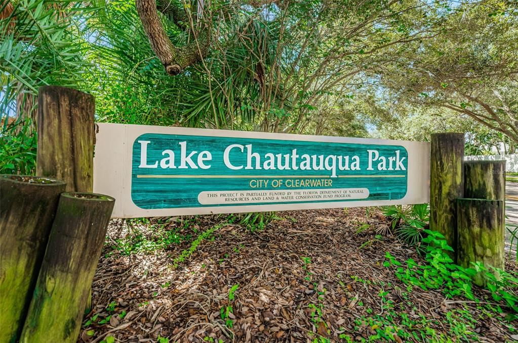 Walk to Lake Chautauqua Park- A wonderful nature park - perfect for walking and biking.