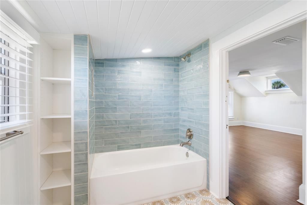 2nd Floor Tub with Gorgeous Tile