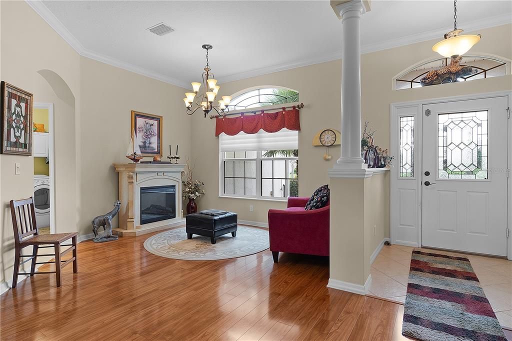 Foyer and Dining Room / Living Room